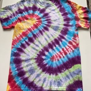 Multi-color tie dye T-shirt